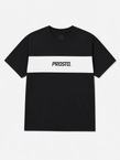Koszulka męska t-shirt Prosto Root czarno/biała
