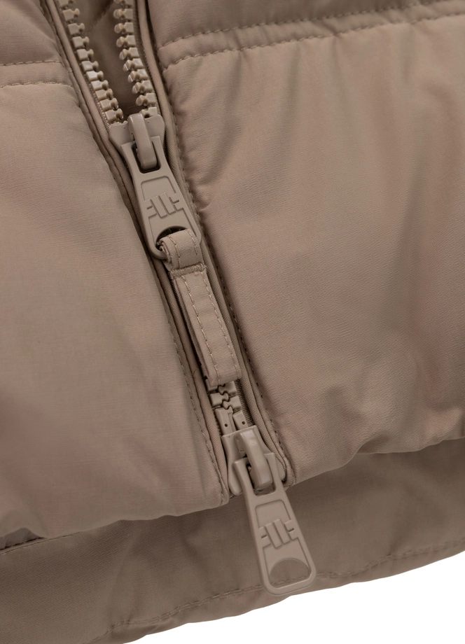 Kurtka zimowa męska Pit Bull Duncan Hooded Jacket beżowa