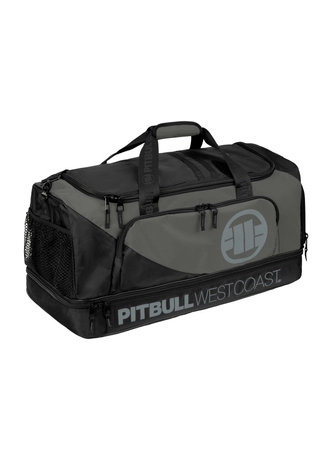 Torba sportowa Pitbull Big Duffle Logo TNT ll czarno/szara