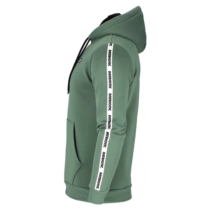 Bluza męska z kapturem Patriotic Cls App Tape zielona