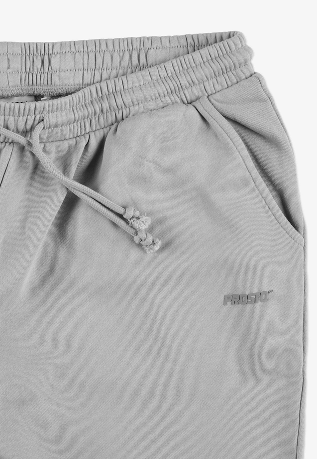 Spodnie dresowe męskie Prosto Big Log szare