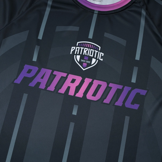 Koszulka męska T-shirt Patriotic La Football fioletowa
