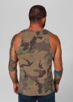 Koszulka męska tank top Pitbull Small Hilltop woodland camo