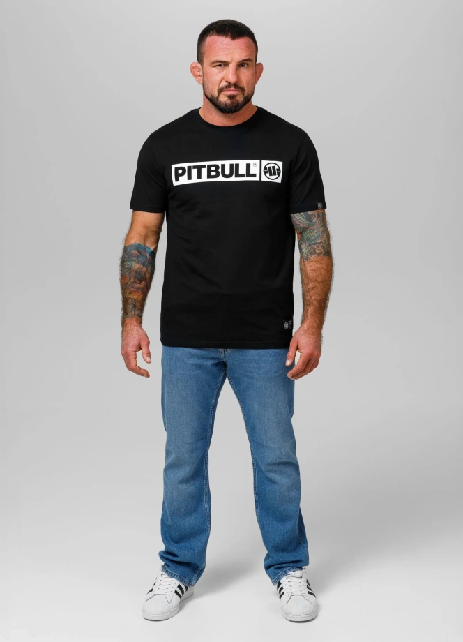 Koszulka męska T-Shirt Pitbull Hilltop czarna