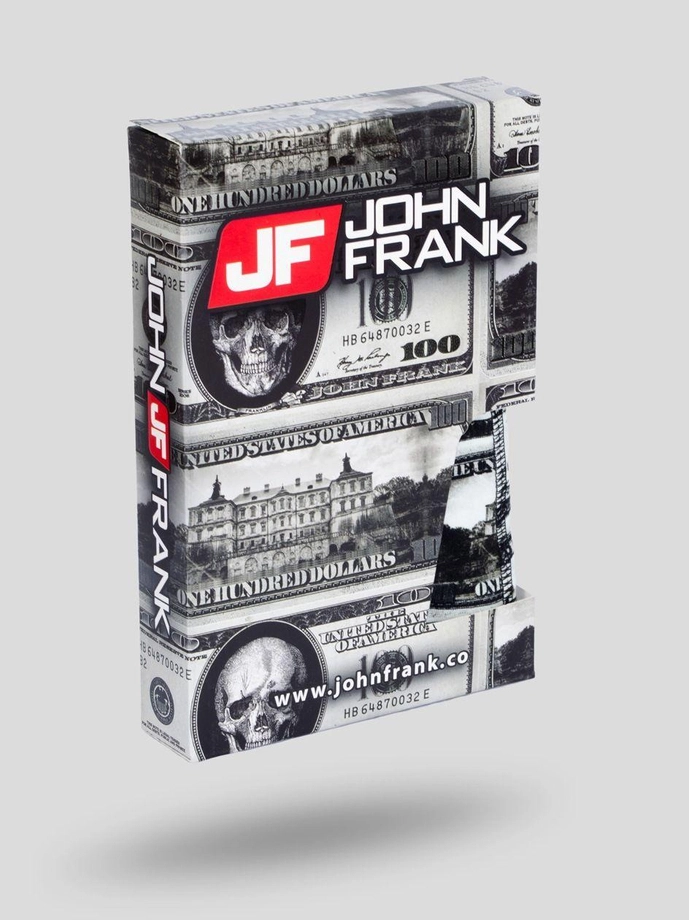 Bokserki męskie John Frank Skull Dollars czarne