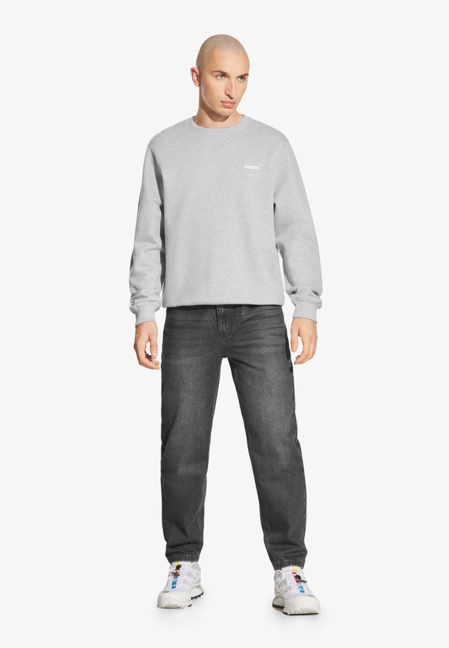 Bluza męska Prosto Infinity Logo crewneck szara