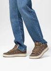 Buty sportowe sneakersy męskie Pit Bull Walker brązowe