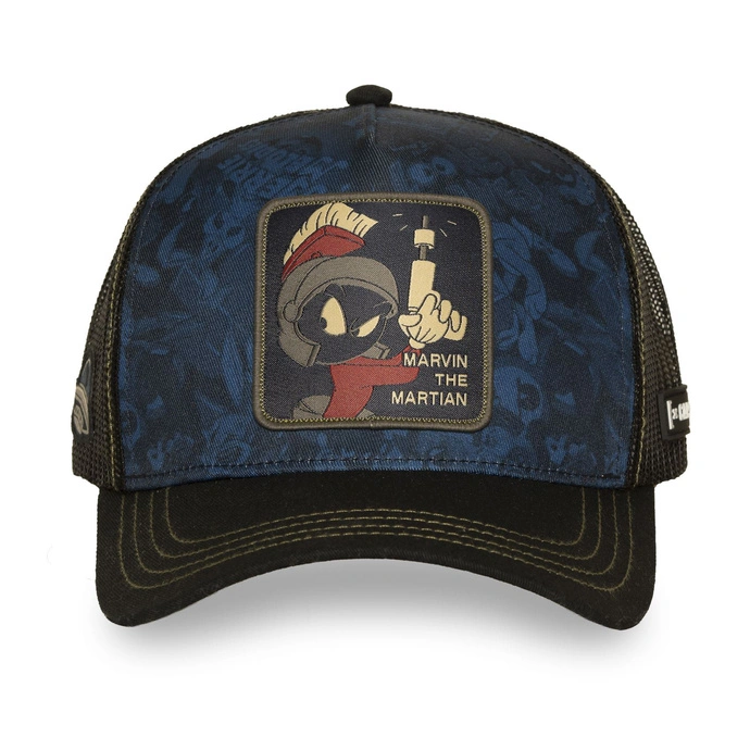 Czapka z daszkiem Capslab Looney Tunes Marvin niebieska