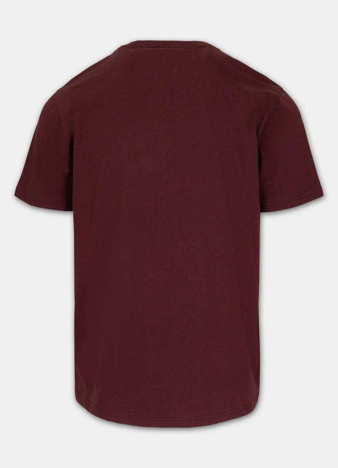 Koszulka męska T-Shirt Pitbull West Coast Norton bordowy