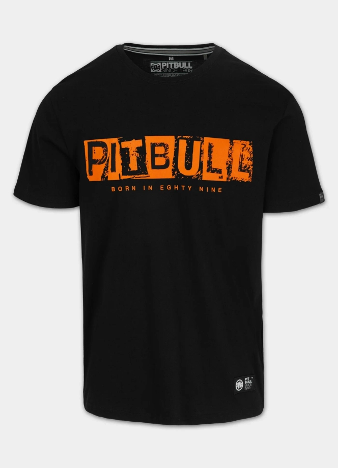 Koszulka męska T-Shirt Pit Bull Blacky czarna