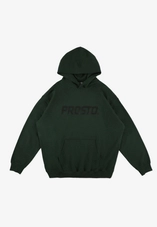 jeff Bluza męska z kapturem oversize Prosto Washed99 grafitowa