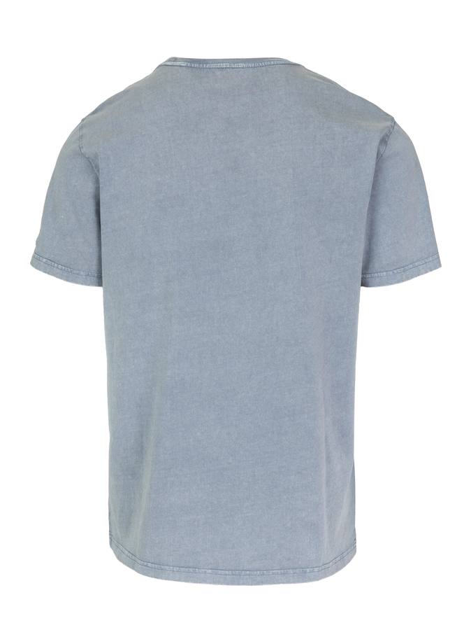 Koszulka męska T-Shirt Pit Bull Pitbull Open Beach sprany niebieski