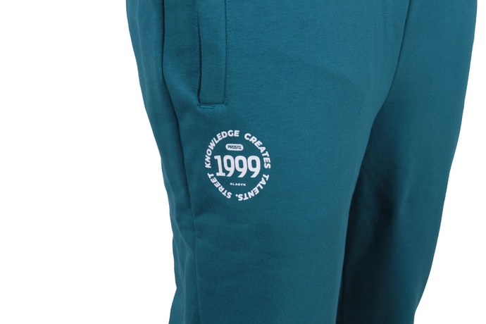 Spodnie dresowe męskie Prosto Klasyk Oflot morskie