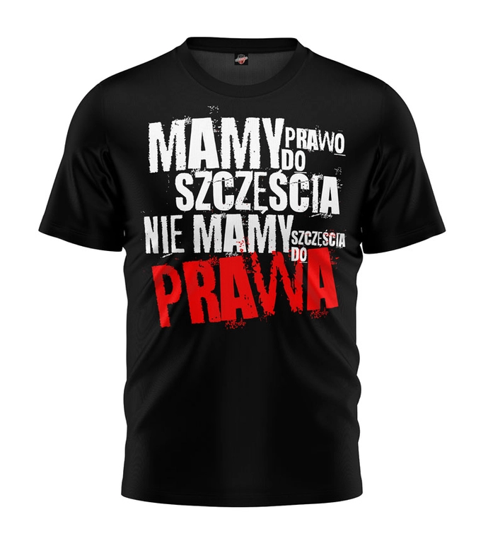 Koszulka męska T-shirt Public Enemy Mamy Prawo Do Szczęścia 2 czarna