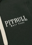 Bluza męska rozpinana z kapturem Pit Bull Ruffin Detroit zielona