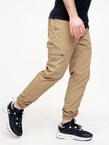 Spodnie męskie Materiałowe Jogger Bojówki Jigga Wear Crown Ripstop Cargo jasne beżowe