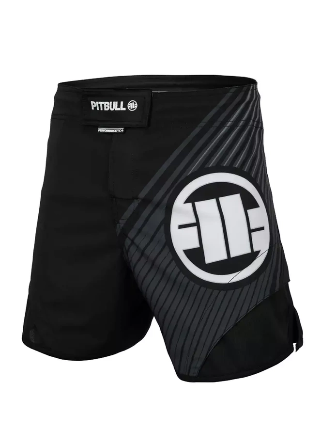 Spodenki treningowe Pitbull Pit Bull Grappling Shorts Jet Mesh Hilltop czarne