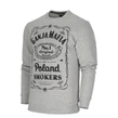 Bluza męska Ganja Mafia GMF Heavy Smokers crewneck szara