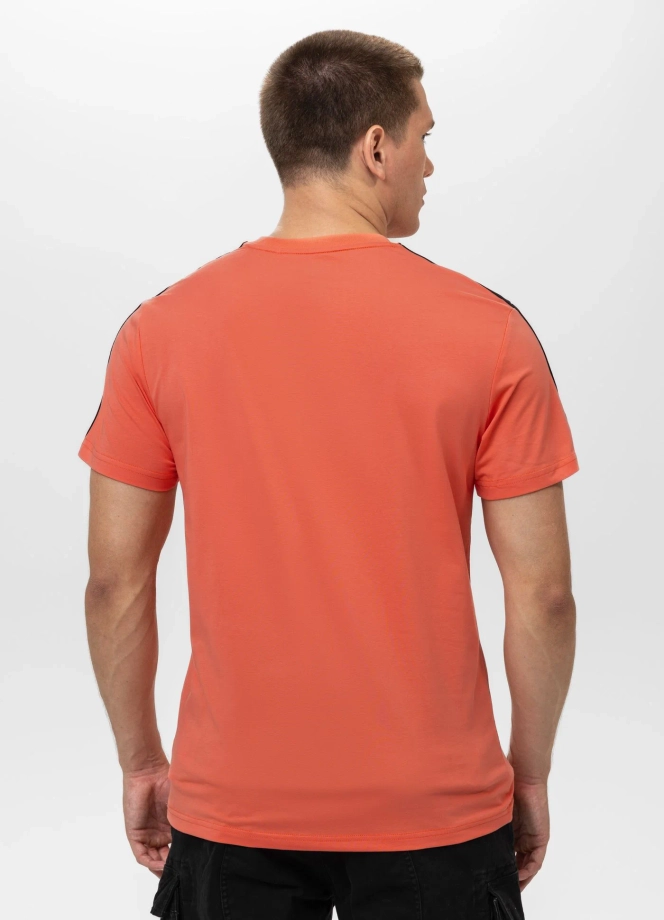 Koszulka męska T-Shirt Pit Bull Pitbull Tape Nugget pomarańczowa