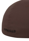 Czapka z daszkiem Full Cap Pit Bull Pitbull 3D Logo brązowa