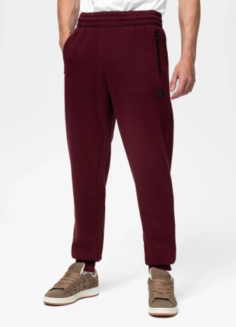Spodnie męskie dresowe Pit Bull Hatton 25 bordowe