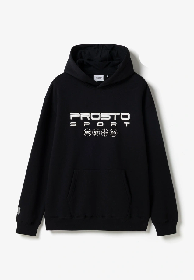 Bluza męska z kapturem Prosto Target czarna