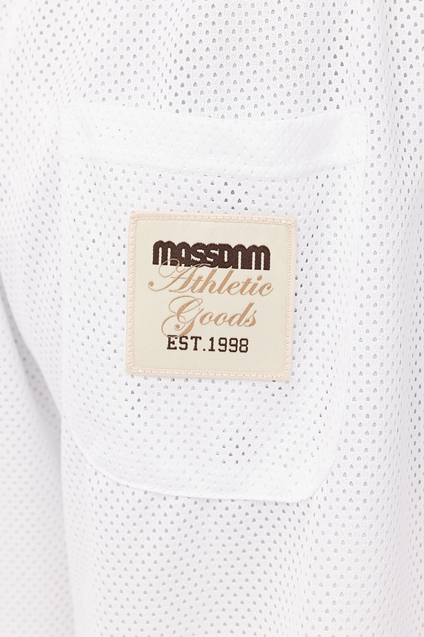 Spodenki męskie Szorty Mass Denim Draft Mesh Sport Shorts białe