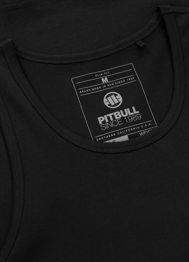 Koszulka męska tank top Pitbull Small Logo czarna