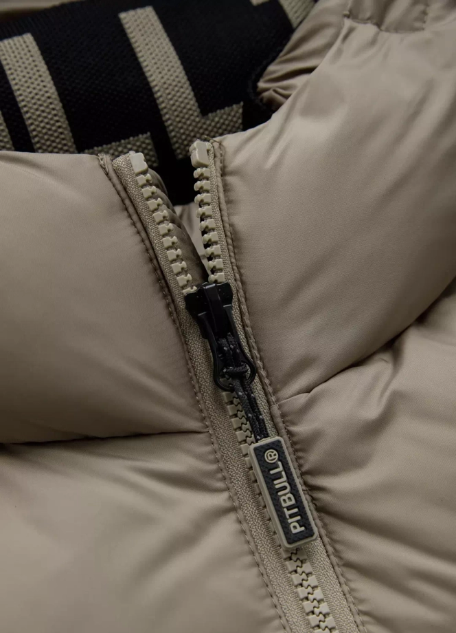 Kurtka zimowa męska Pit Bull West Coast Mobley Jacket beżowa