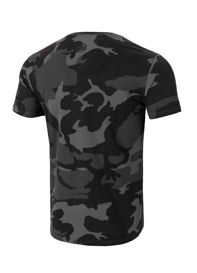 Koszulka męska T-Shirt Pit Bull Pitbull Classic Boxing Slim Fit czarna camo