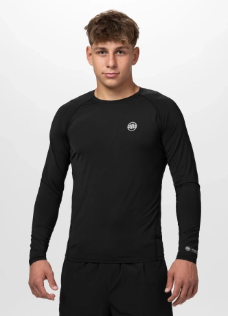 Koszulka męska Longsleeve Pit Bull Performance Pro+ Runway czarna
