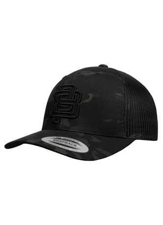 Czapka z daszkiem Snapback Trucker Pit Bull Pitbull Harding czarna camo