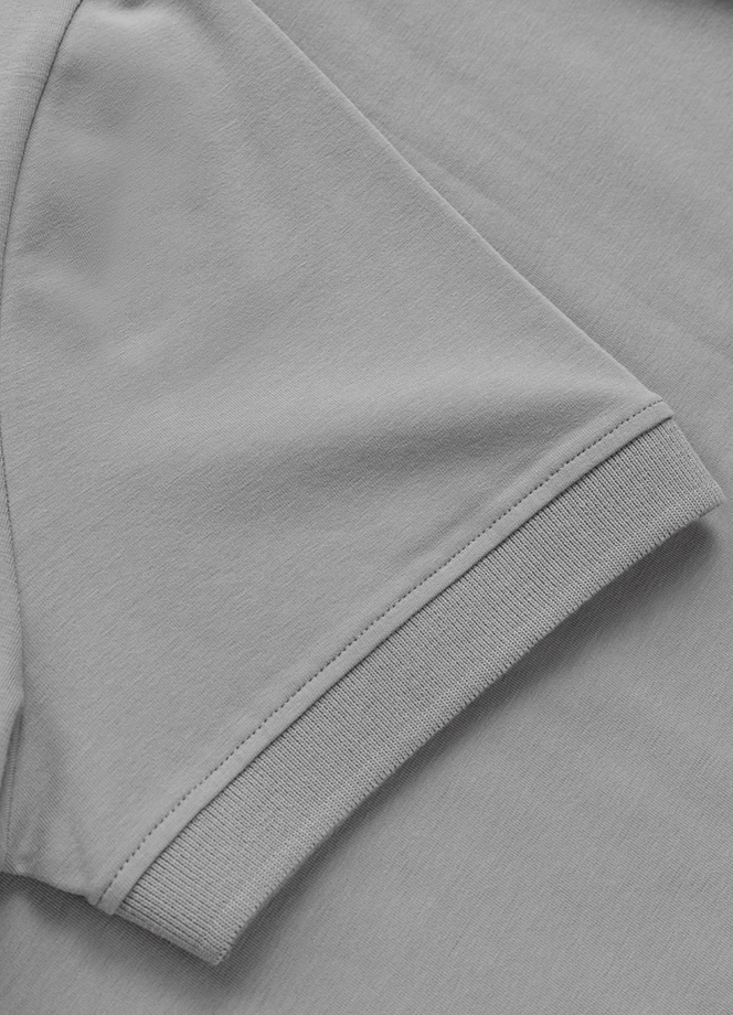 Koszulka męska Polo Pitbull Jersey Slim Fit Small Logo szara