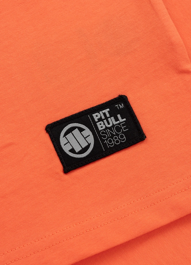 Koszulka męska T-Shirt Pit Bull Pitbull Dog SD pomarańczowa