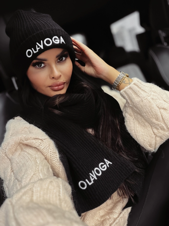 Szalik Olavoga Unisex Vivamito czarny