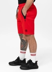 Spodenki szorty dresowe męskie Pitbull Dogwood czerwone