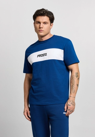 Koszulka męska t-shirt Prosto Root granatowa