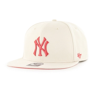 Czapka z daszkiem 47 Brand New York Yankees Snap beżowy