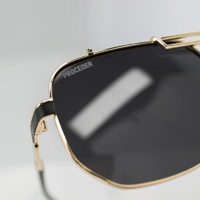 Okulary przeciwsłoneczne Chada Proceder Aviator 124-1 czarne