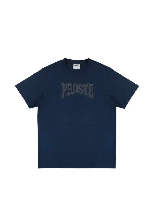 Koszulka męska t-shirt Prosto Collage granatowa