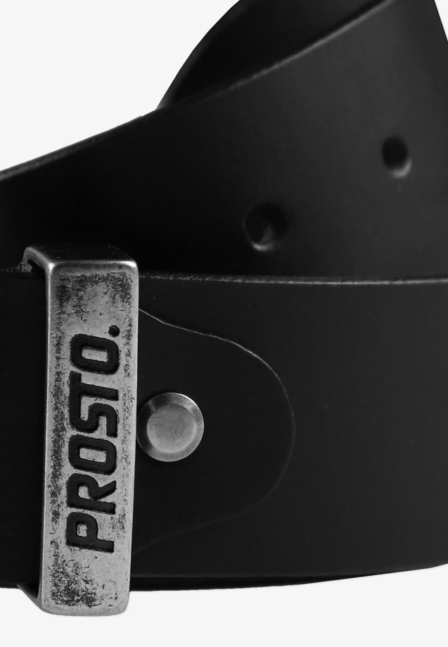 Pasek skórzany Prosto Gusto czarny