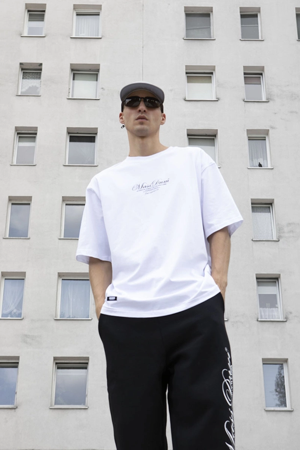 Spodnie dresowe męskie Baggy Mass DNM Authentic czarne