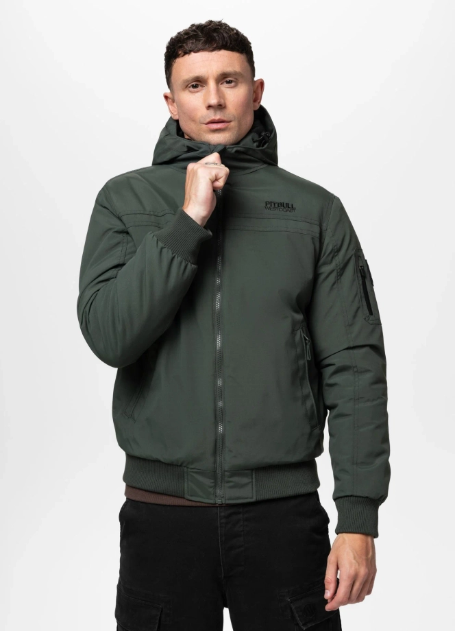 Kurtka zimowa męska Pit Bull Balboa II ciemno zielona