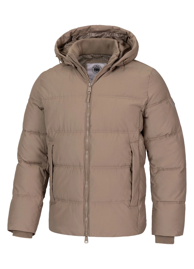 Kurtka zimowa męska Pit Bull Duncan Hooded Jacket beżowa