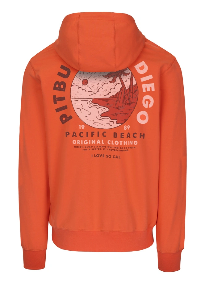 Komplet męski Pitbull Pit Bull Planet Surf/Nugget łososiowy pomarańczowy