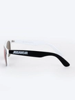 Okulary przeciwsłoneczne Jigga Wear Name Contrast Wayfarer czarno/biało/fioletowe
