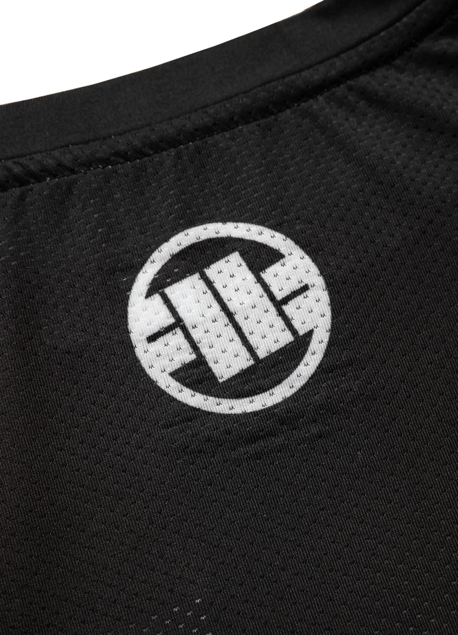 Koszulka męska T-shirt Pit Bull Performance Pro Plus Mesh Net Camo Hilltop II 24 czarna