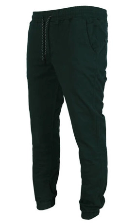 Spodnie jeans jogger Jigga Wear Crown Stich green