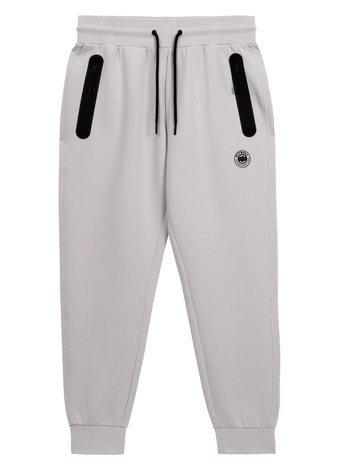 Spodnie męskie dresowe Pitbull Pit Bull Dogwood złamana biel