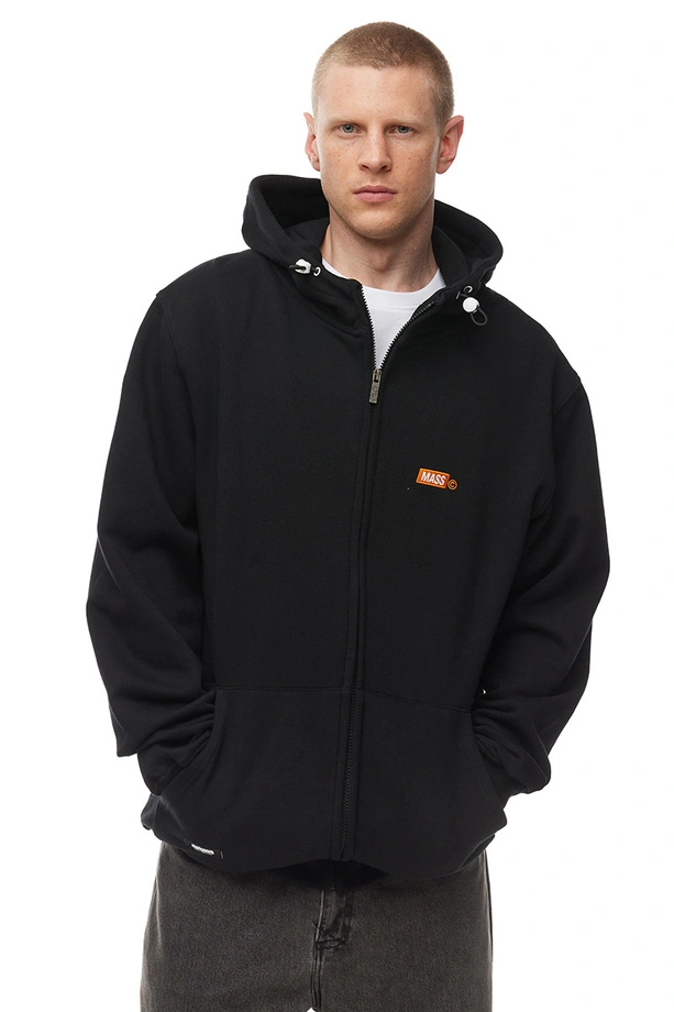 Bluza męska z kapturem ZIP Mass Dnm Mini Box czarna